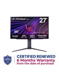 LG 27'' UltraGear OLED Gaming Monitor | HDR400 True black, 240Hz 