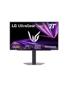 LG UltraGear 27" OLED QHD Gaming Monitor – 2560×1440, 240Hz Refresh Rate, 0.03ms Response Time, HDR400, G-SYNC & FreeSync Premium Pro | Black - 27GX704A-B