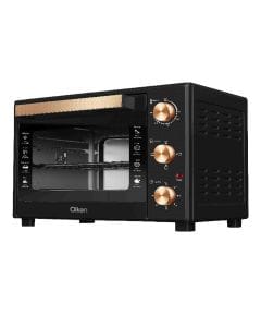 Clikon Electric Oven, 38L Capacity, 1600W, Rotisserie Function, Adjustable Temperature, Multi-Function Cooking | Black - CK4364