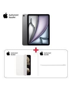 iPad Air Bundle Apple iPad Air 128GB Space Grey + 5 Smart Folio White + Pencil (603001000012771,603001000001817,603001000000460)