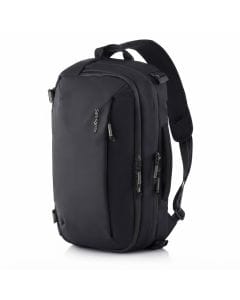 Samsonite Urbanix Sling Bag, Water-Resistant Lightweight Crossbody Daypack for Business, 100% Recycled PET (RPET) | Black