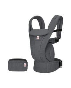 Ergobaby All-in-One Baby Carrier Newborn to Toddler 0-48 Months Front Back Hip Carry 6 Storage Pockets Reflective Grey | BCODMGRAPH