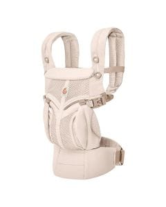 Ergobaby Omni Classic Baby Carrier, Multiple Ergonomic Carry Positions, 3-Way Adjustable Cushioned Head Support - Natural Beige