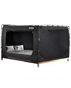 RIYDH Dream Tent Canopy for Adults and Kids, Spacious Privacy Bed Shelter with 3 Doors and 80% Light Blocking