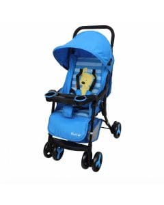 Nurtur Ryder Ultra Compact Lightweight Baby Travel Stroller, Reclining Seat with Food Tray, 0-36 Months, 5-Point | Multicolor