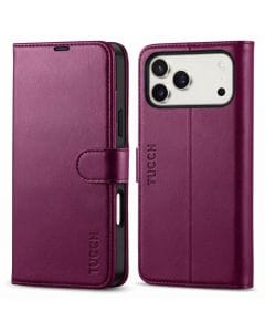 TUCCH Wallet Case for iPhone 17 Pro Max and iPhone 18 Pro Max 6.9-Inch, RFID-Blocking PU Leather Flip Cover with Card Slots