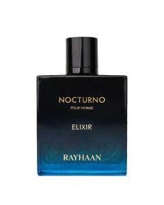 Rayhaan Nocturno Elixir Eau de Parfum For Men, Woody, Spicy, Amber, Vanilla & Musky | 100ml 
