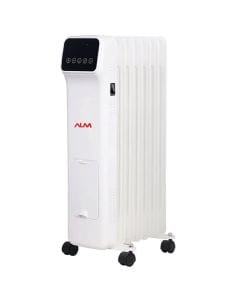 ALM 7-Fin Oil Radiator Heater, Adjustable Heating, Thermostat Control, Overheat Protection, Portable Home Heating | ALM-OR07