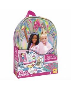 Barbie Fashion Colouring Backpack Craft Kit for Kids  DIY Creative Art Activity Set with Felt Tip 