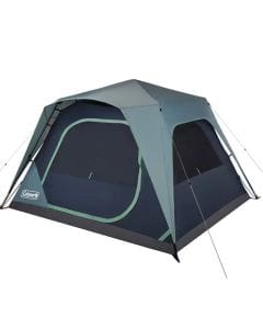 Coleman Skylodge 6-Person Instant Tent, 3-Season Family Camping Tent, WeatherTec Waterproof Protection, Pre-Attached Poles
