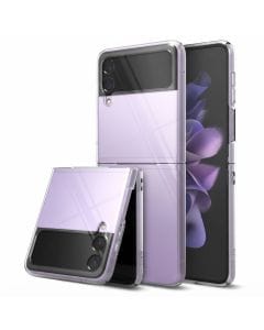 Ringke Slim Case for Samsung Galaxy Z Flip 3 5G, Ultra-Thin Transparent Hard PC Protective Cover with Non-Slip Design