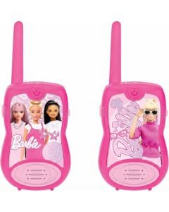 Lexibook Barbie Walkie Talkies for Kids, Pink Two-Way Radios, 2 Channels, 200m Range with Belt Clip
