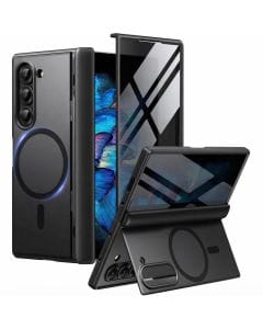 BERFY Magnetic Case for Samsung Galaxy Z Fold6, Privacy Screen Protector and MagSafe Compatibility