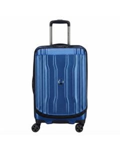 Delsey Cruise 2.0 80cm Hardcase 4 Double Wheel Large Check-In Luggage Trolley - 00207983002, Durable Hard Plastic, TSA Combination Lock, Expandable | Blue