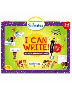 Skillmatics I Can Write Reusable Preschool Learning Activities, 12 Interactive Dry-Erase Writing Practice Activities