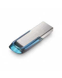 SanDisk Ultra Flair USB 3.0 Flash Drive 128GB with Up to 150MB/s Read Speed, Durable Metal Casing, High-Speed File Transfers & Password Protection | Tropical Blue - 619659163082