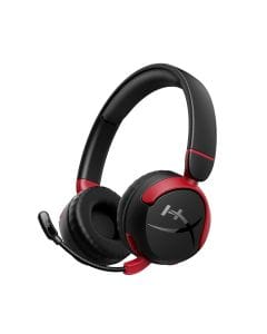 HyperX Cloud Mini Wireless Gaming Headset, 30mm Drivers, Bluetooth 5.3, Up to 25 Hours Battery, Flip-to-Mute Microphone, 85dB Volume Limiting | Black - 7G8F1AA