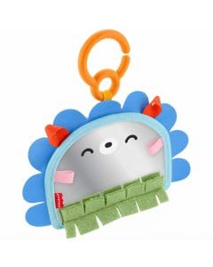 Fisher-Price Prop-N-Go Portable Baby Mirror, Tummy Time Toy for Newborns & Infants, Visual Tracking & Sensory Development Toy