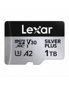 Lexar Silver Plus 1TB microSDXC UHS-I Memory Card, Up to 205MB/s Read and 150MB/s Write, V30, 4K Video