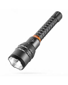 NEBO DAVINCI Rechargeable LED Tactical Flashlight, 12000 Lumens, IP67 Waterproof Torch, 2x Zoom, Portable Light for Outdoor Use