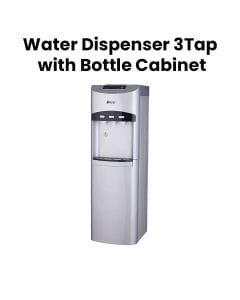 Oscar 3Tap Water Dispenser with Bottle Cabinet | OWD3BS