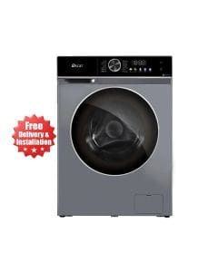 Oscar Front Loading Washer Dryer 10/7Kg, Inverter Motor Large Capacity, Efficient Performance For Washing And Drying Needs - Gray - OWD107DIG