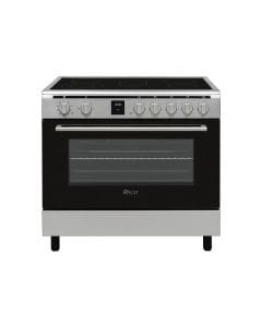 Oscar Vitro Ceramic Cooking Range 90Ã—60cm with Display, Silver | OCR9060VC