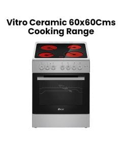 Oscar 60x60 Vitro Ceramic Cooking Range - Silver | OCR6060VC