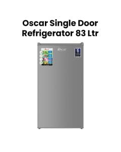 Oscar 83L Single Door Refrigerator - Silver | ORF100S