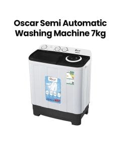 Oscar Semi-Automatic Washing Machine | 7kg | Black Lid | OWM70SAKG
