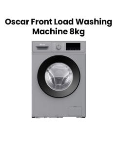 Oscar Front Load Washing Machine 8KG Inverter Motor, Gray | OFL85IG