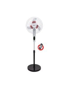 Oscar Stand Fan With Remote, Adjustable Speed, Remote Convenience, Reliable Performance - Black - OSF 1640R