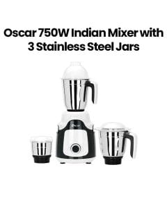 Oscar 750W Indian Mixer with 3 Stainless Steel Jars | OMG750INDK1