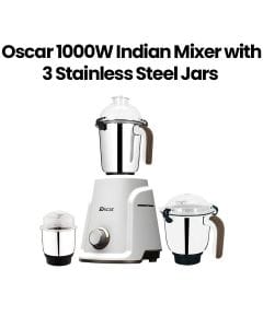 Oscar 1000W Indian Mixer with 3 Stainless Steel Jars | OMG100INDK1