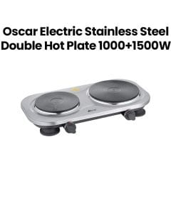 Oscar Electric Stainless Steel Double Hot Plate 1000+1500W | OHP-20S1