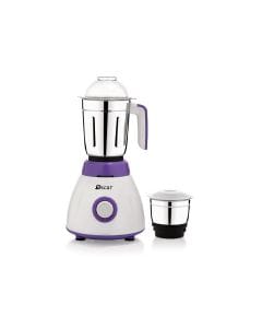Oscar OMG550P 2-in-1 Mixer Grinder – 550W Powerful Motor Kitchen Mixer for Grinding & Blending, Indian Style Mixer Grinder | Purple White – OMG550P