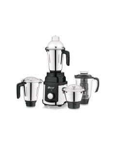 Oscar OMG1000 4-in-1 Mixer Grinder – 1000W Powerful Motor Kitchen Mixer for Grinding, Blending & Mixing, Indian Style Mixer Grinder | Stainless Steel Black – OMG1000