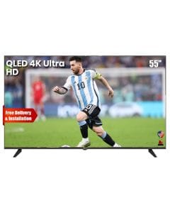 Oscar 55" Frameless QLED 4K UHD WebOS Smart TV with Magic Remote | Black | OS55QLEDW