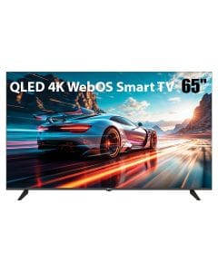 Oscar 65" Frameless QLED 4K UHD WebOS Smart TV with Magic Remote | Black | OS65QLEDW