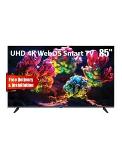 Oscar 85" Frameless UHD 4K WebOS Smart TV with Magic Remote | Black | OS85LW4KM