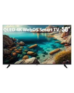 Oscar 50" Frameless QLED 4K UHD WebOS Smart TV with Magic Remote | Black | OS50QLEDW