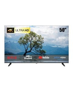 Oscar 50-Inch Frameless UHD 4K Android Smart TV, Voice Remote, Built-in Chromecast, Dolby Audio & Wi-Fi Connectivity | Black - OS50A4KPD