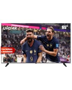 Oscar 65-Inch Frameless UHD 4K Android Smart TV, Voice Remote, Built-in Chromecast, Dolby Audio & Google Assistant | Black - OS65A4KPD