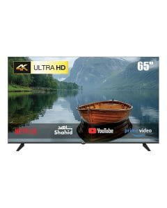 Oscar 65-Inch Frameless UHD 4K Android Smart TV, Voice Remote, Built-in Chromecast, Dolby Audio & Wi-Fi Connectivity | Black - OS65A4KPD
