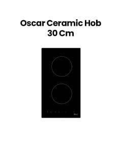 Oscar 30 cm Ceramic Hob with Energy Efficiency - Black |OBD30VCGTM