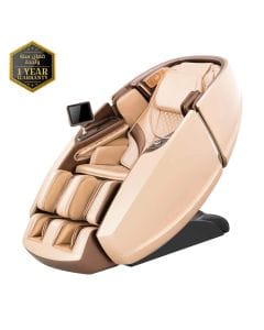 Rotai Luxury Electric Massage Chair, Zero Gravity Space Capsule, Full Body Health Massage, Automatic Body Kneading, Heat Therapy & Intelligent Relaxation System | Beige - RT-8900
