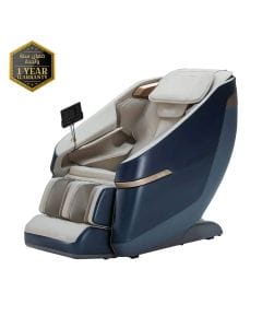 ROTAI Jimny Massage Chair, 8D SL Track Full Body Massage, Zero Gravity Recline, Heat Therapy, Airbags, Foot Rollers, Voice & Bluetooth Control | Blue - A36