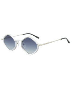Doppe Diamond Sunglasses, Blue, Premium Acetate and Aluminum Frames, UV 400 Protection