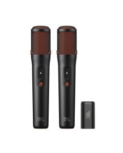 JBL EasySing Mics Dual Wireless AI Microphones, Real-Time Vocal Removal, USB-C Dongle, 10H Battery, Noise Reduction | Black