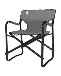 Coleman Deck Chair Steel Camping Chair, Folding Outdoor Chair, Durable Steel Frame, Comfortable Portable Seating for Camping, Garden and Outdoor Events